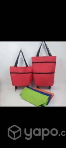 Bolso plegable con ruedas