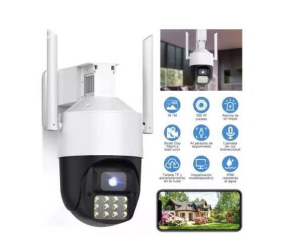 Cámaras De Seguridad WiFi Para Exterior 3K