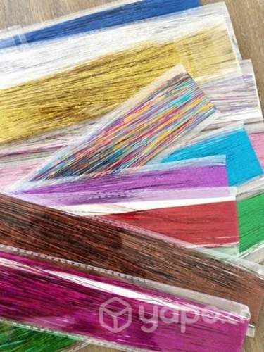 Extensiones de pelo brillante