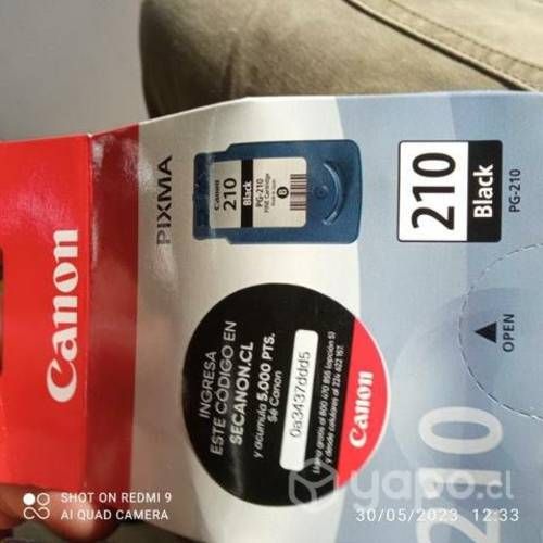 Tintas canon 210 y 211 originales