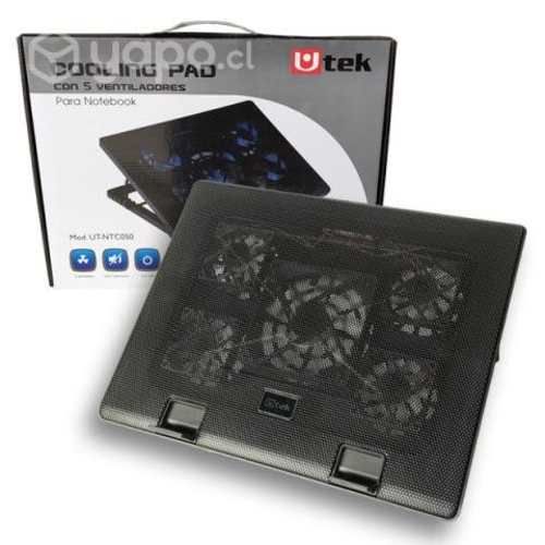 Cooler para notebook 5 ventiladores