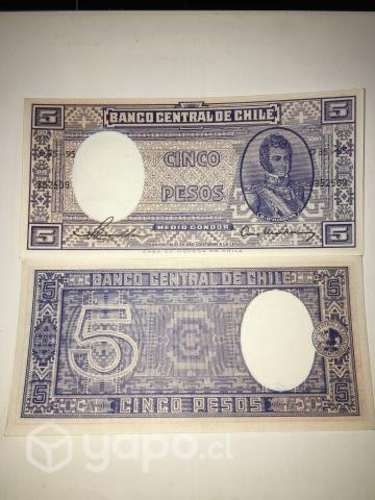 Billetes Chilenos de collección
