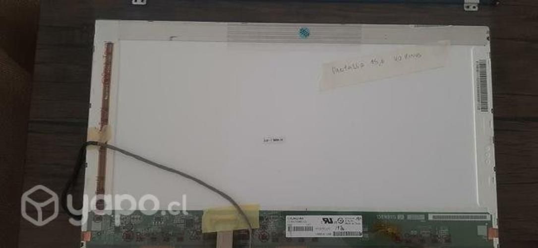 Pantalla notebook 15,6 40 pines
