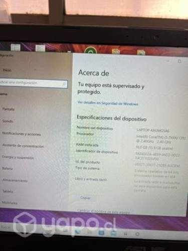 Notebook Asus A407UA 14 /Inter Core i3./1t hdd