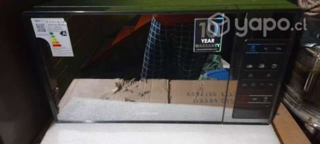 Microondas Espejado con Esmalte Cerámico, 23 L