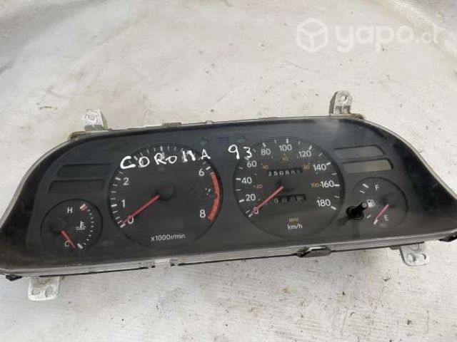 Sinóptico Toyota Corolla 1.8 1993