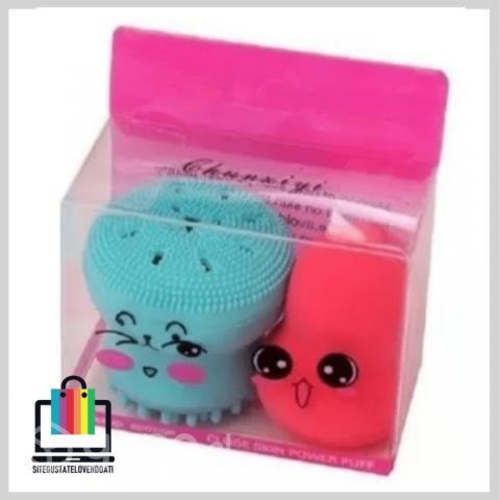 Set Esponja De Maquillaje Mas Pulpito De Silicona