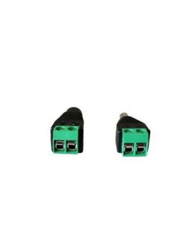 Par De Conector Dc Cámara Macho Hembra