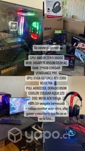Pc gamer y accesorios