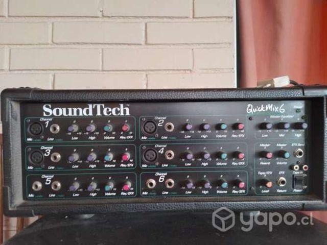 Cabezal sound tech con power incorporado