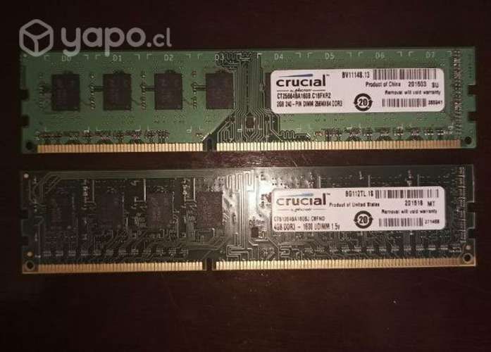 Pack memorias ram DDR3