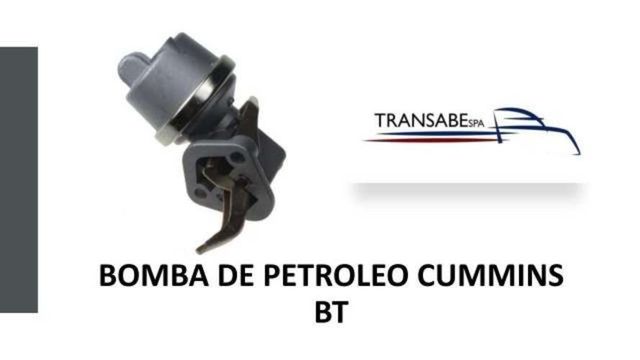 Bomba elevadora de petroleo cummins bt 5.9
