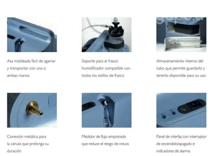 Concentrador oxigeno Philips Everflo respirotronic
