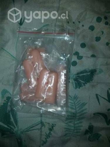 Tubos de gel de silicona para dedos pequeños 10Uds