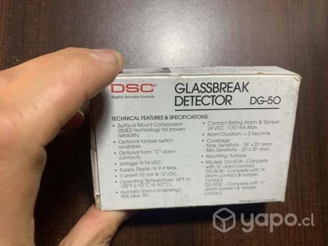 Detector de Rotura de Vidrio DG-50 DSC