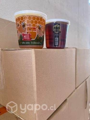 Miel por cajas