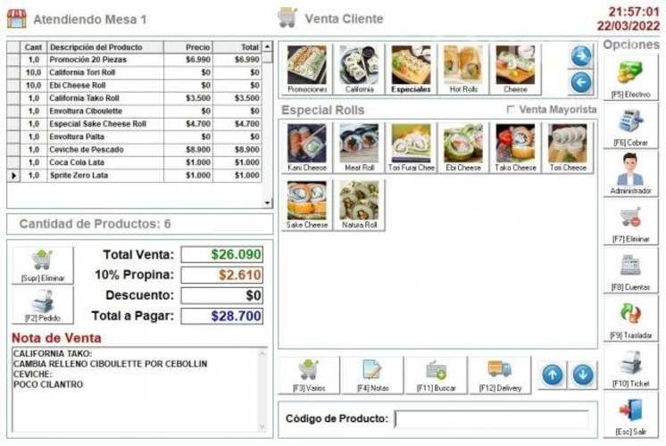 Punto de ventas y software control inventario