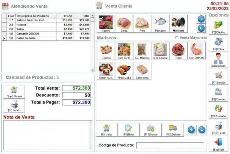 Punto de ventas y software control inventario