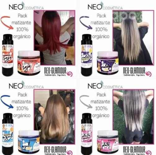 Shampoo y crema matizadora