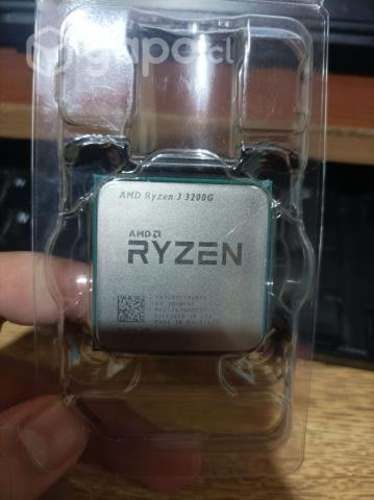 procesador ryzen 3 3200g con disipador y caj
