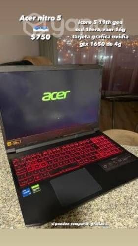 Notebook Acer Nitro 5