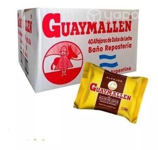 Alfajor simple negro guaymallen