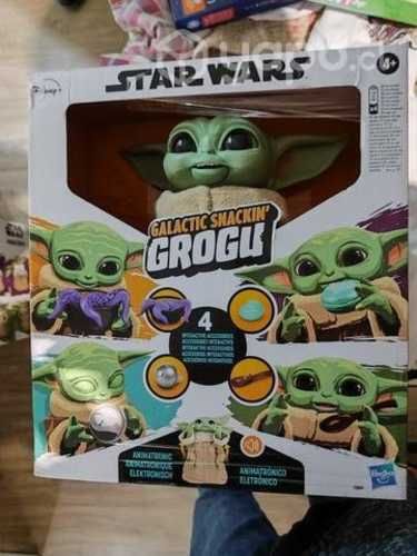Grogu animatrónico con accesorios nuevos en caja