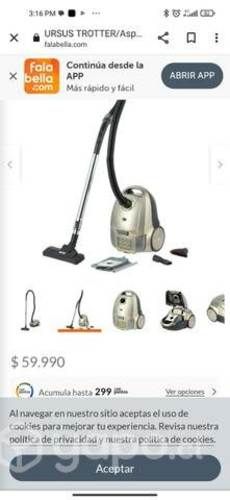 Aspiradora ursus trotter nueva