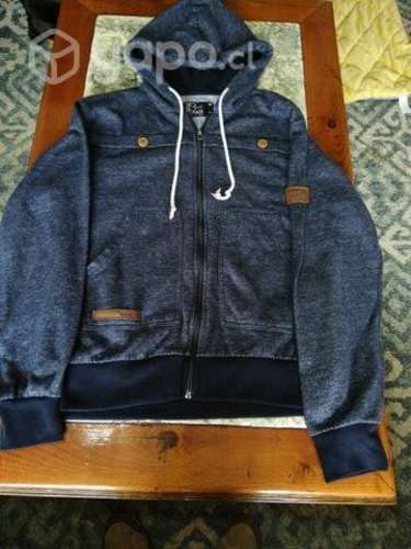 Poleron azul talla s