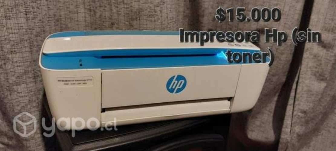 Impresora Hp sin toner