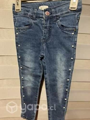 Pantalón con perlas