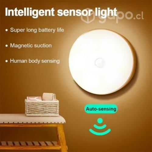 Lámpara nocturna recargable con Sensor de movimien