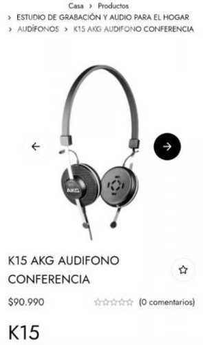 Audifonos profesionales akg