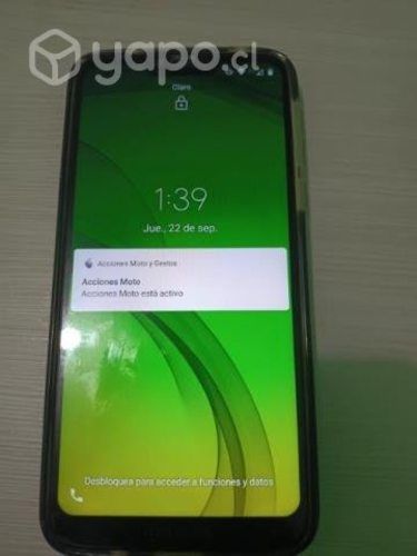 Celular casi nuevo con carcasa y mica