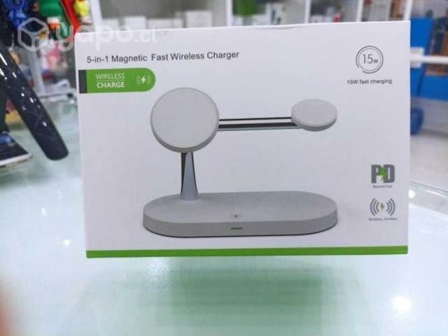 Base Carga Inalámbrica iPhone Magsafe 3en1 + Carga