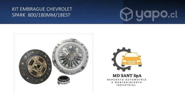 Kit embrague chevrolet spark 800