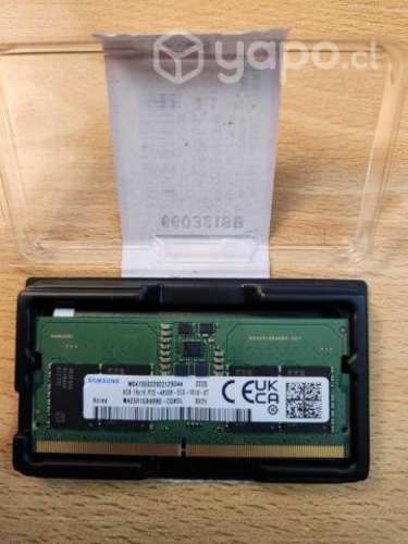 Memoria Notebook 8GB SO-DIM DDR5 4800 MHz