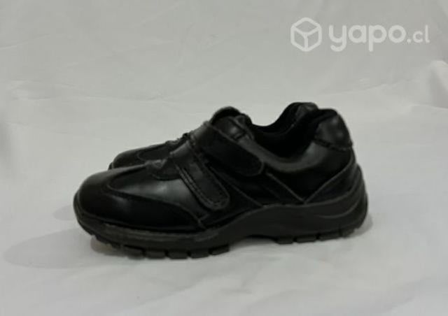 Zapato Escolar De Cuero Marca Test N*32 Negro