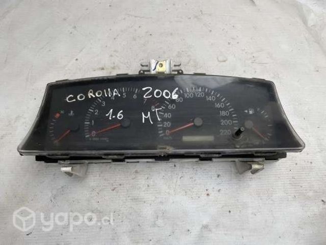 Sinóptico Toyota Corolla 1.6 MT 2006
