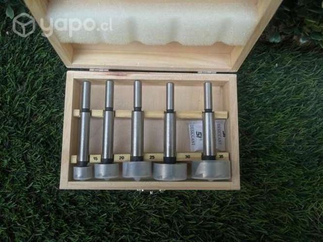 Juego de 5 brocas de metal para madera marca makaw