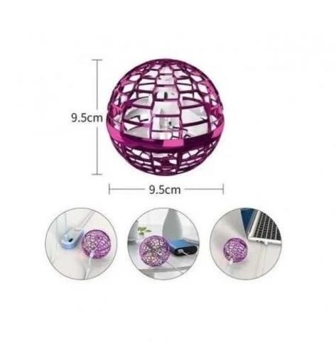 Pelota Spinner Esfera Voladora Con Luces Mini Dron