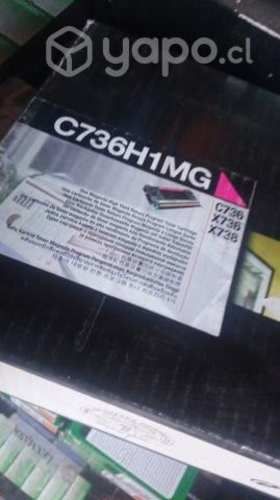 Toner Lexmark c736 y x748 colores originales de al