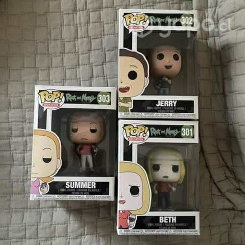 Funko pops rick and morty