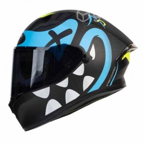 Casco moto ich 503dv integral crazy kartoon az sm