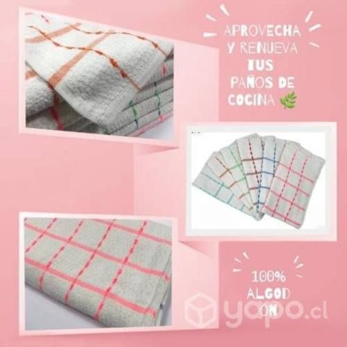 PAÑO DE COCINA -Toalla 100% algodón