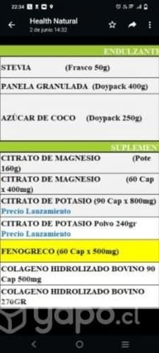 suplementos alimenticios naturales