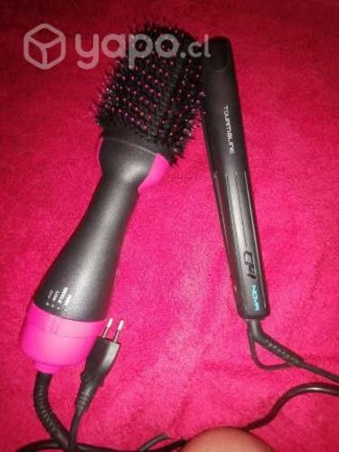 Cepillo secador mas plancha gama