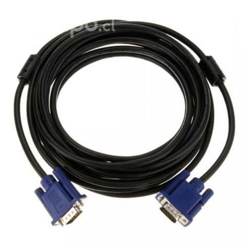 Cable vga 20 mts. m/m, c/ferrita, conector azul