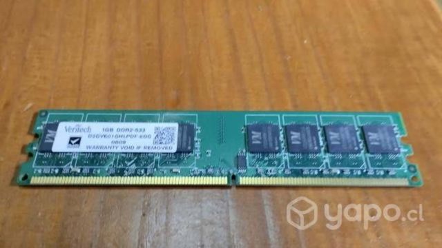 Memoria Ram 1Gb ddr2 533mhz