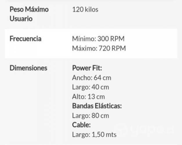 Plataforma vibratoria powerfit